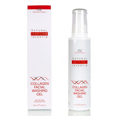 KOLAGENOWY ŻEL DO MYCIA TWARZY - INVENTIA COLLAGEN FACIAL WASHING GEL 250 ML